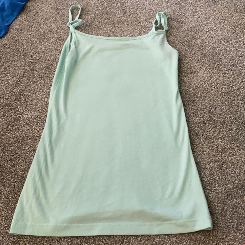 Teal tank top